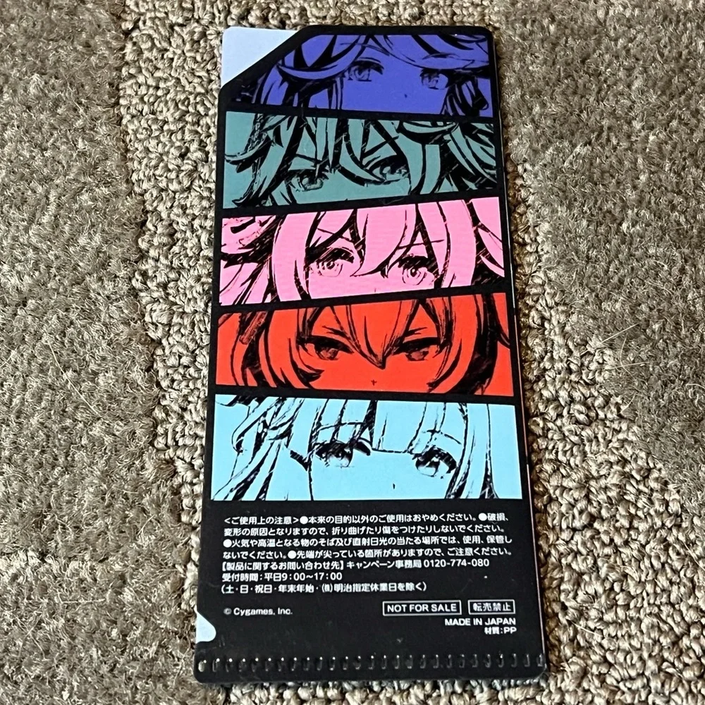 Uma Musume Pretty Derby Mini Clear File Folder Cygames Japan Exclusive Anime